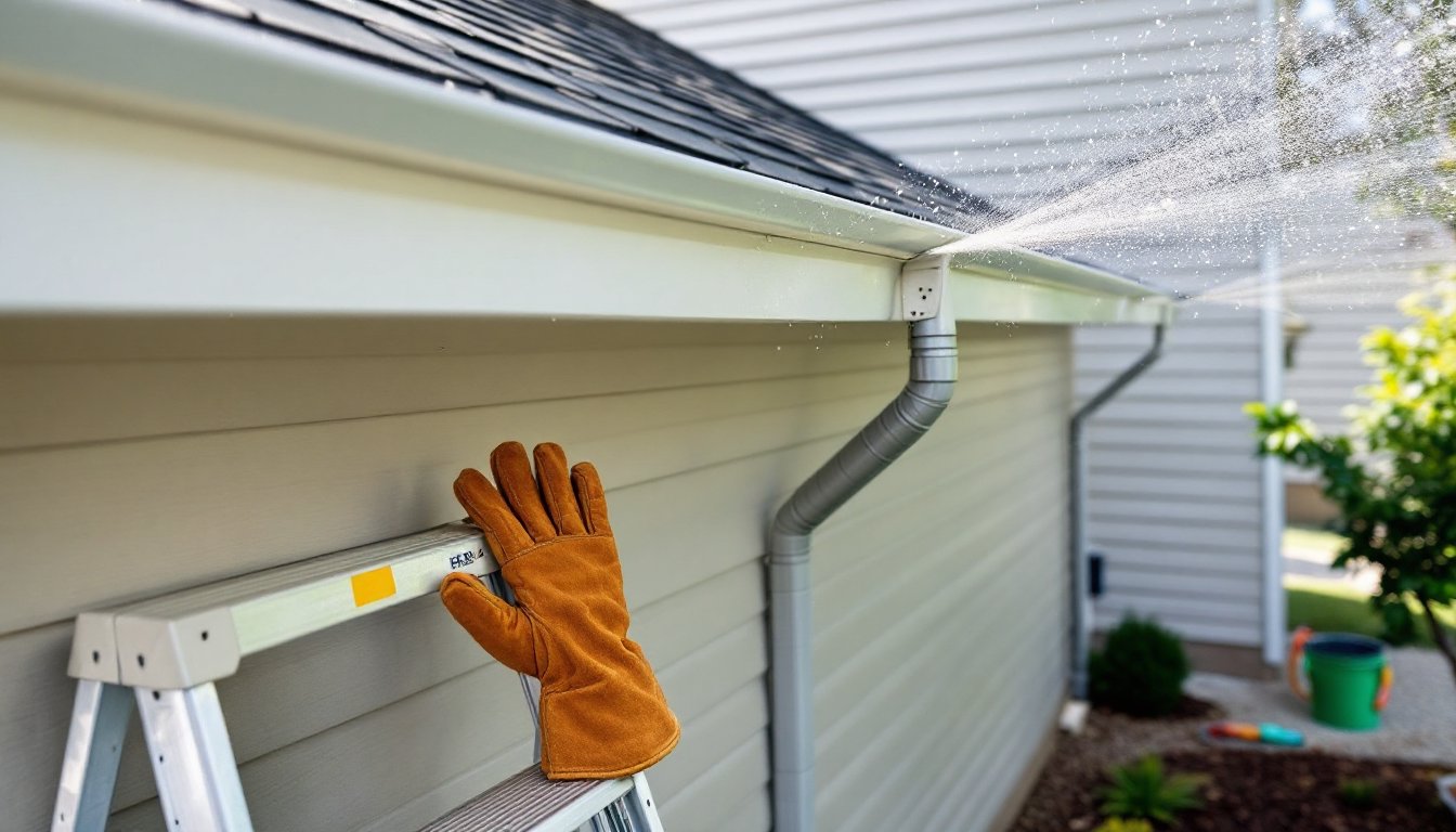 gutters downspouts