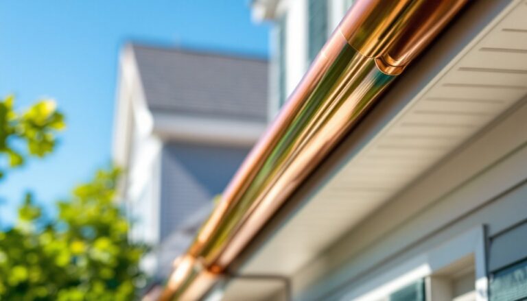 copper gutters